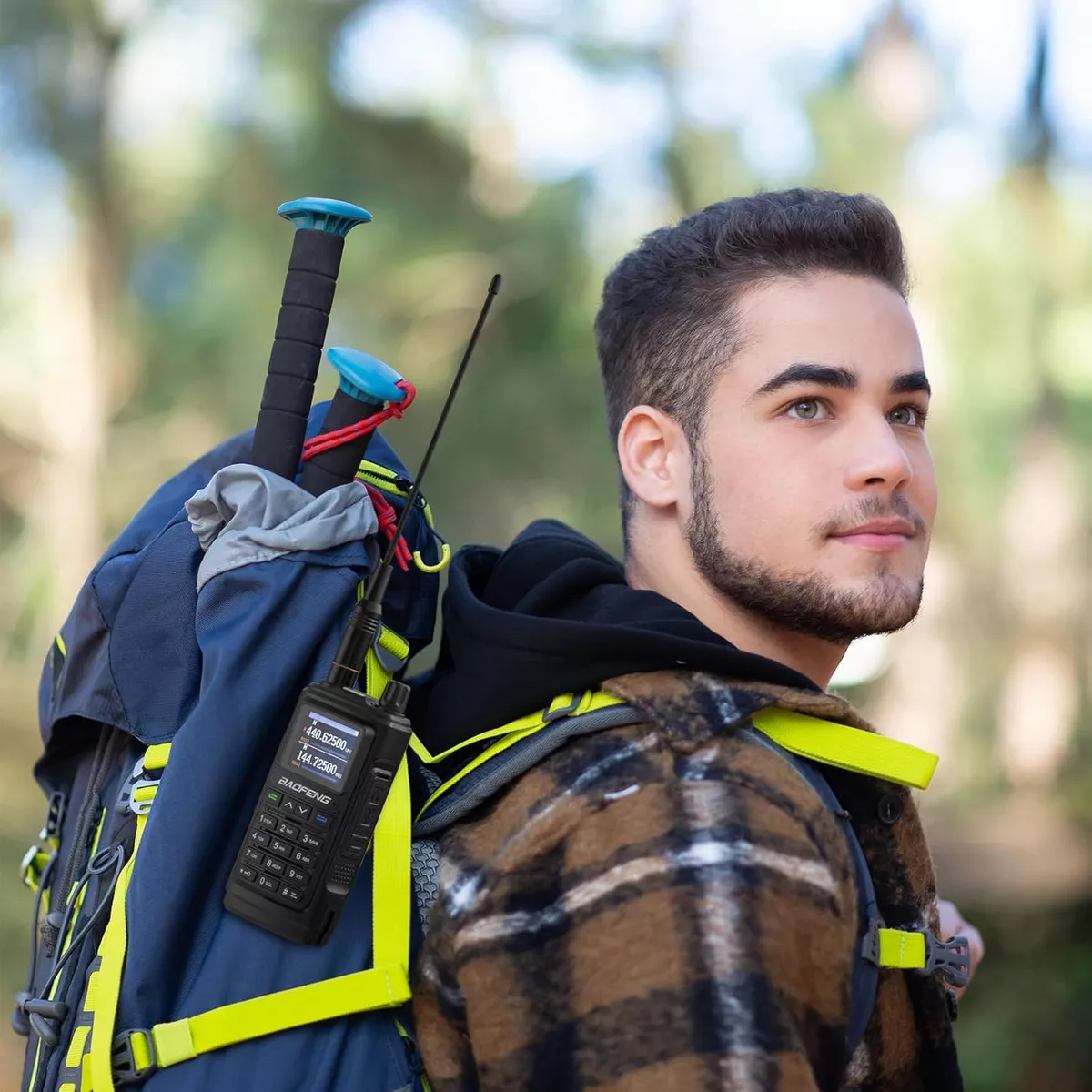 2 Pack Radio Bidireccional UV-17R, Doble Banda 144-148/420-450mhz Batería De Iones De Litio De 1800 Mah