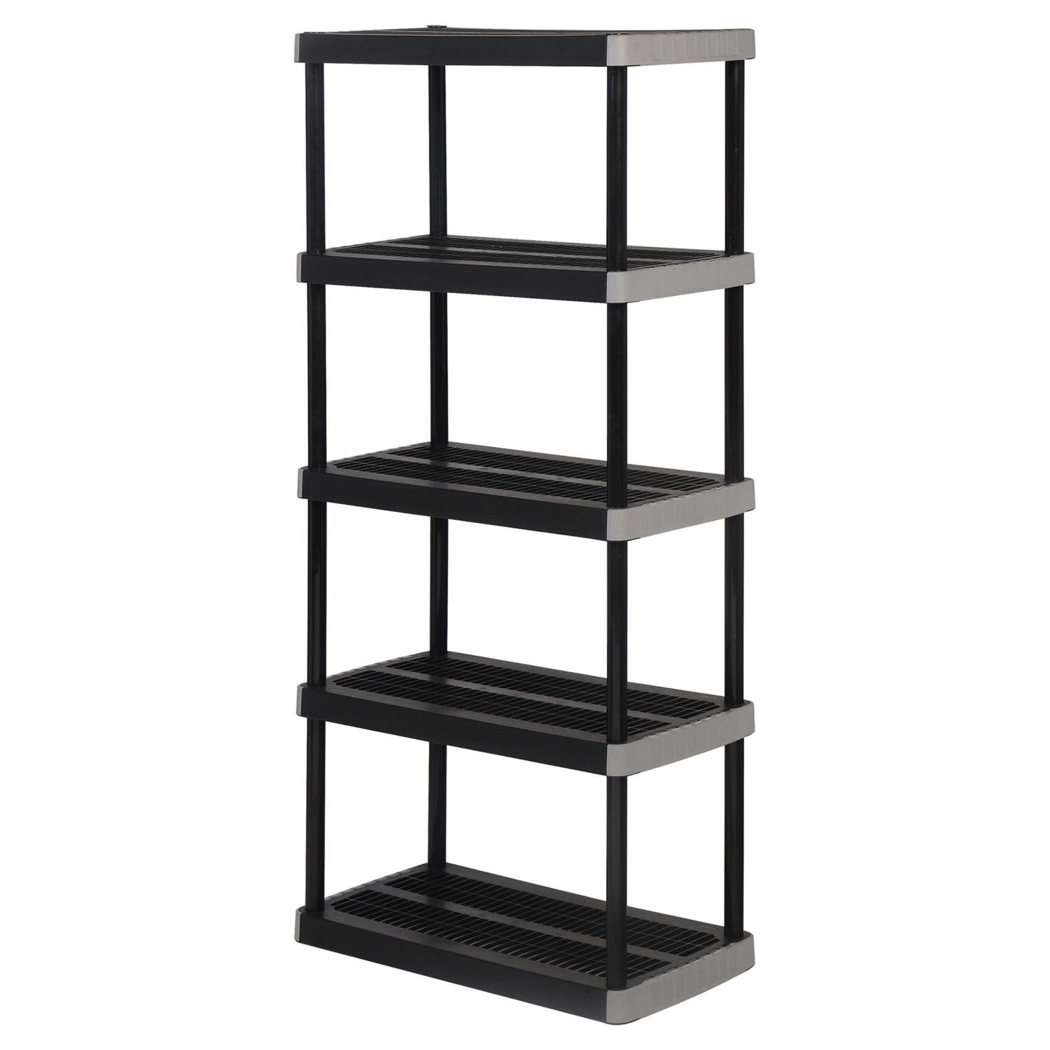 Estante 91x48x186 cm 5 repisas plástico