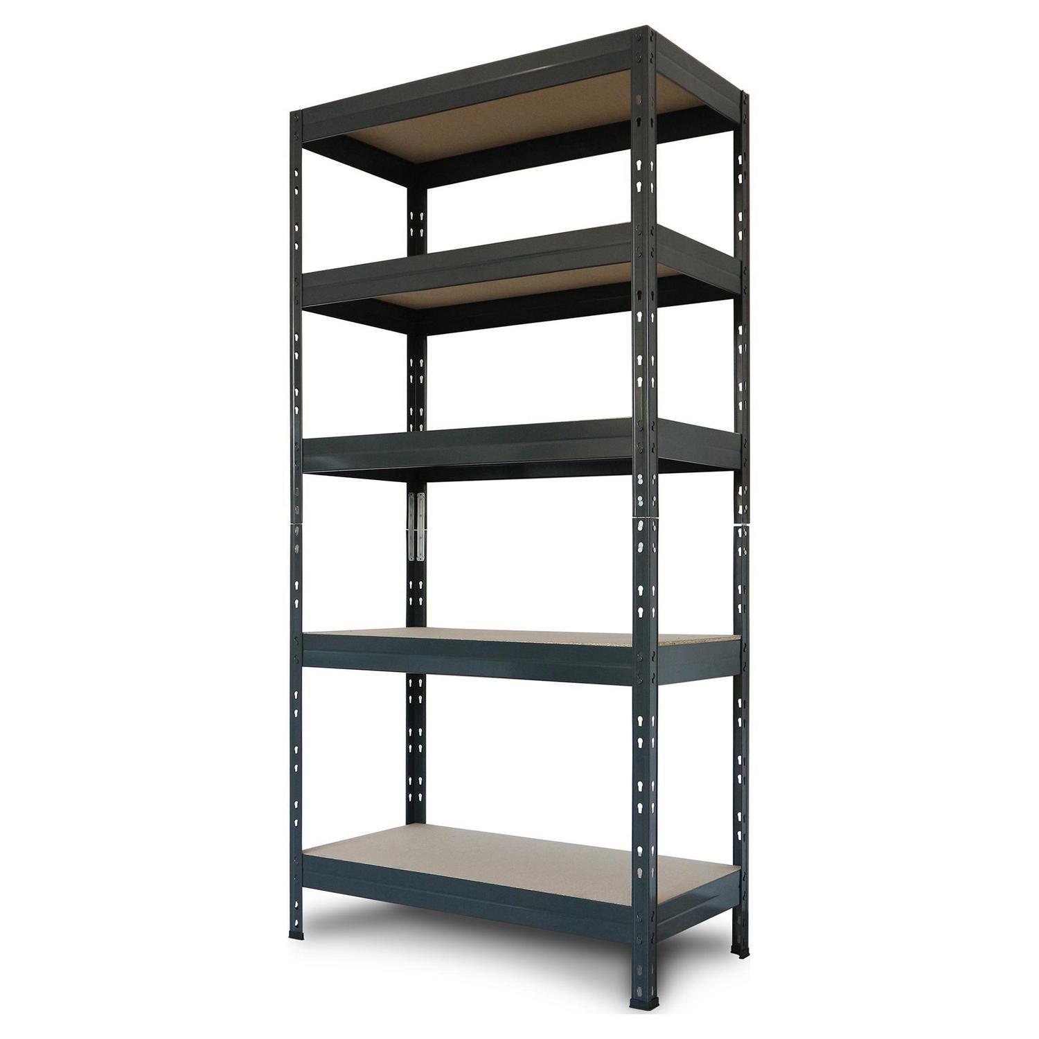 Estante Rivet 5 Nivel(es) 90x176x40 cm Gris