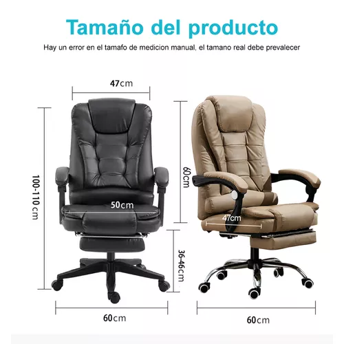 Silla De Escritorio Ergonómica HM26 Negra