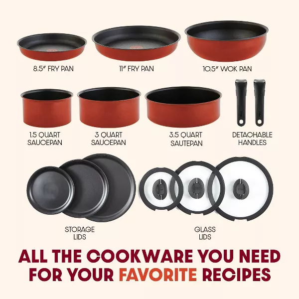 Juego de utensilios de cocina antiadherentes Ingenio Expertise de 14 piezas