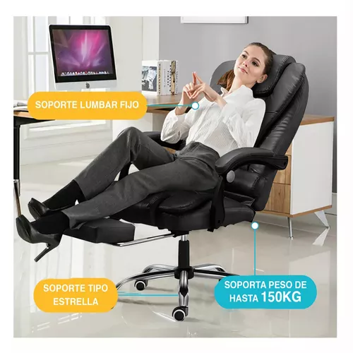 Silla De Escritorio Ergonómica HM26 Negra