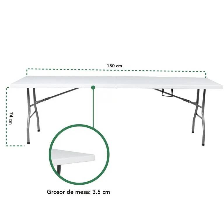 Toldo Carpa Impermeable 3x3 M + Mesa Plegable 180cm portatil COMBO-KH-140
