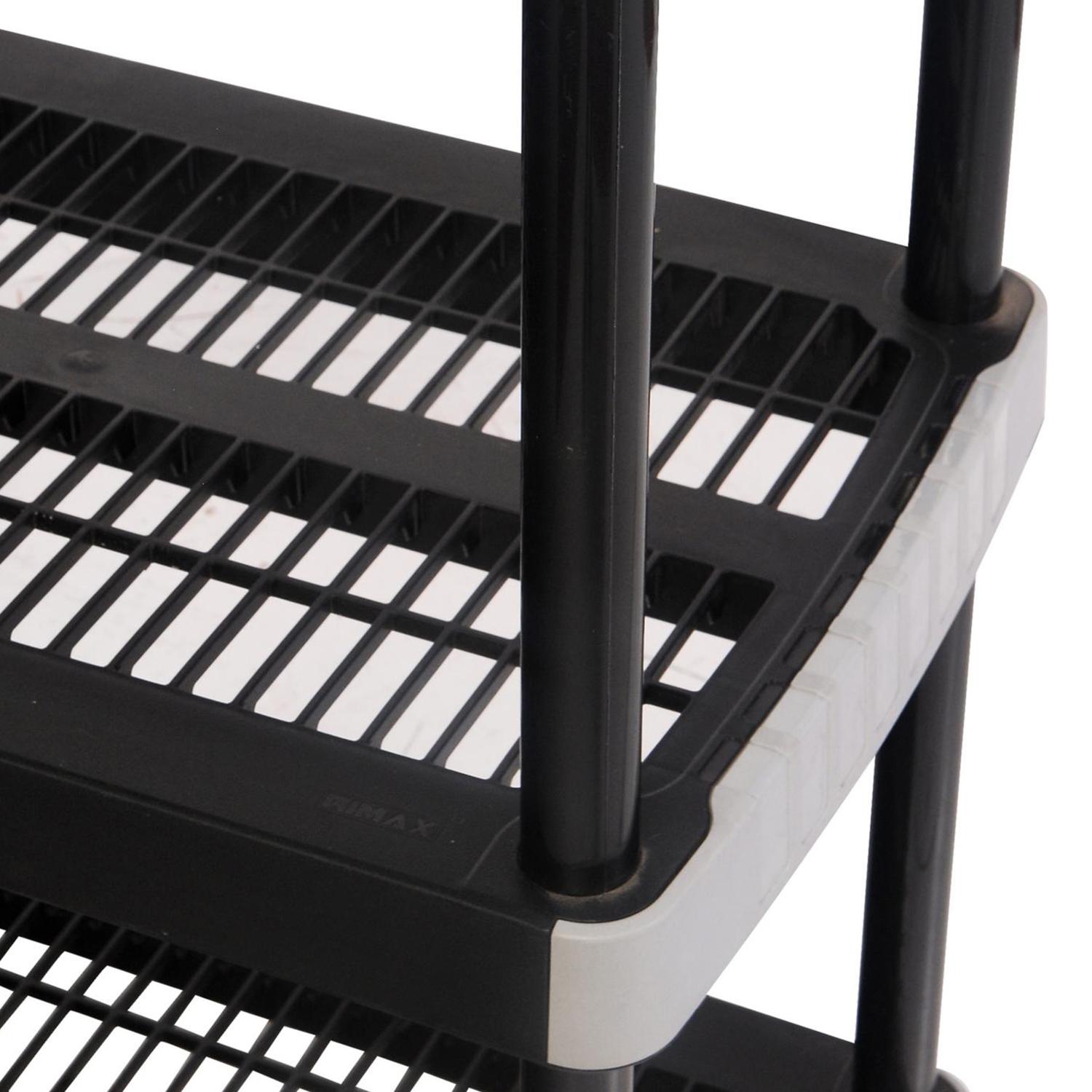 Estante 91x48x186 cm 5 repisas plástico