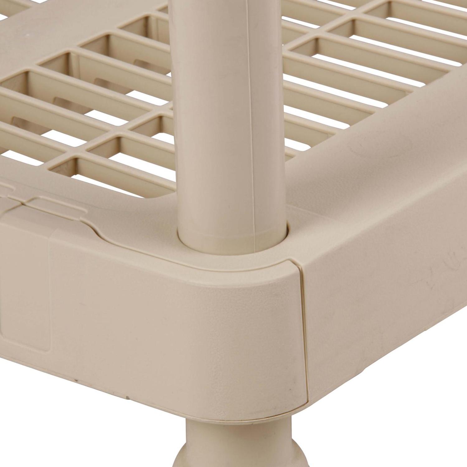 Estante 91x48x186 cm 5 repisas plástico