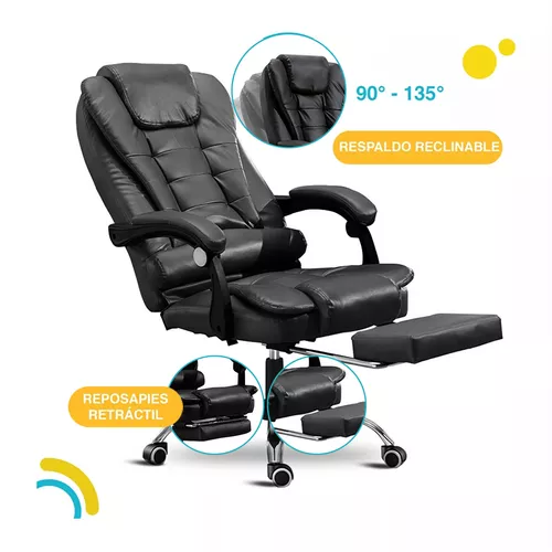 Silla De Escritorio Ergonómica HM26 Negra