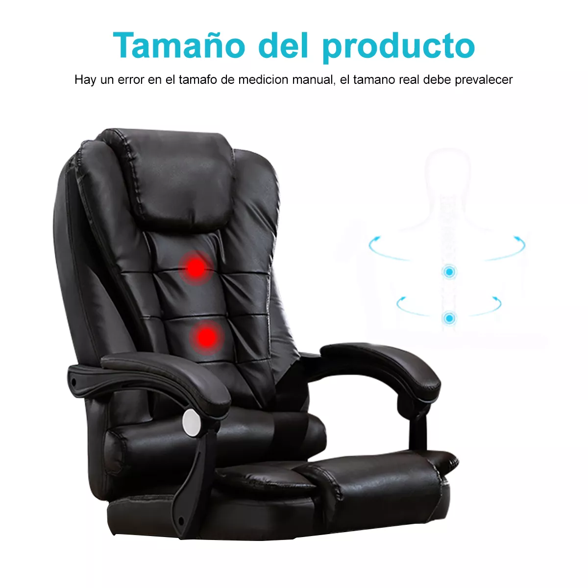 Silla De Escritorio Ergonómica HM26 Negra
