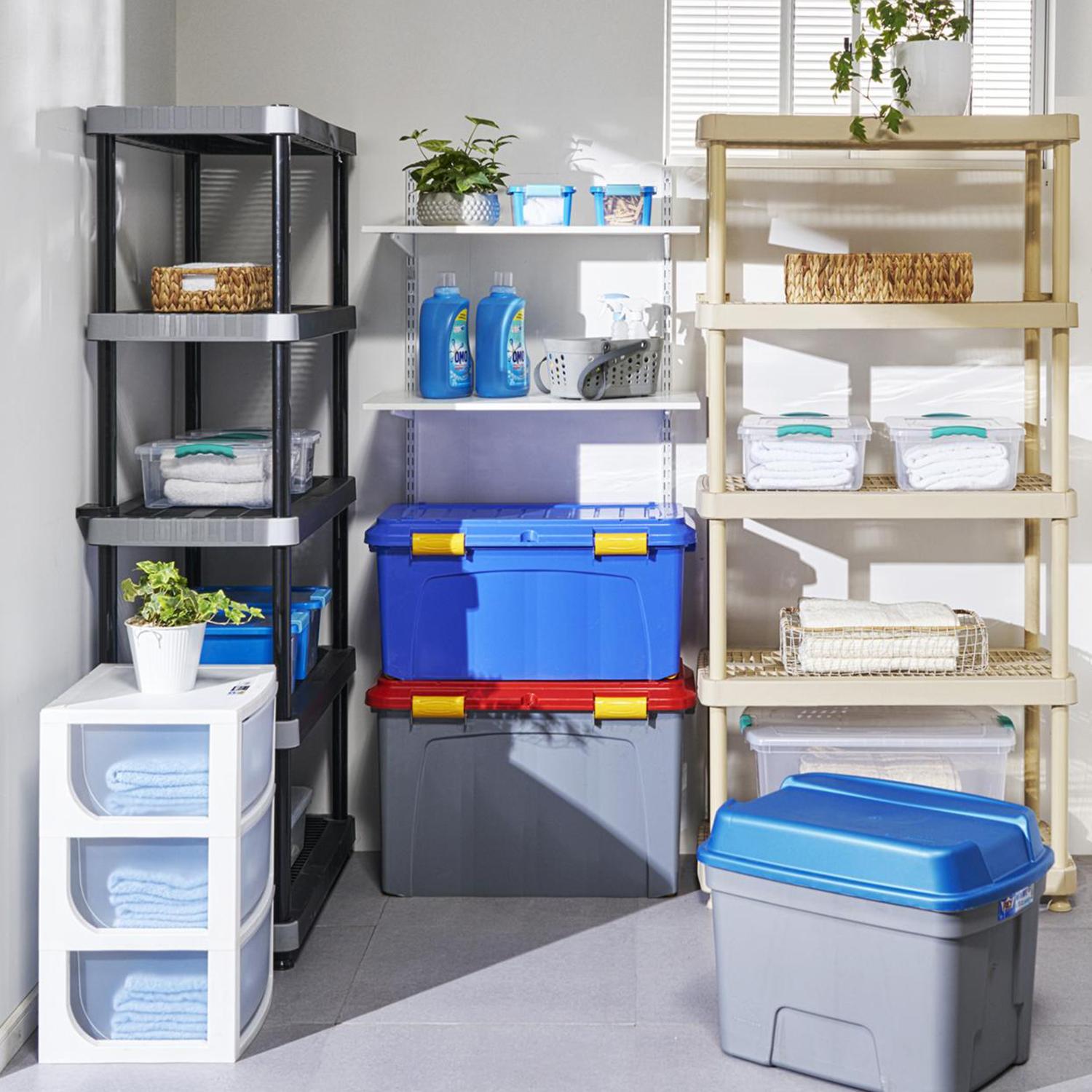 Estante 91x48x186 cm 5 repisas plástico