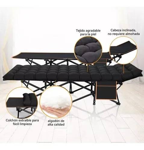 Catre Plegable Acampar Portátil Campismo Con Colchón