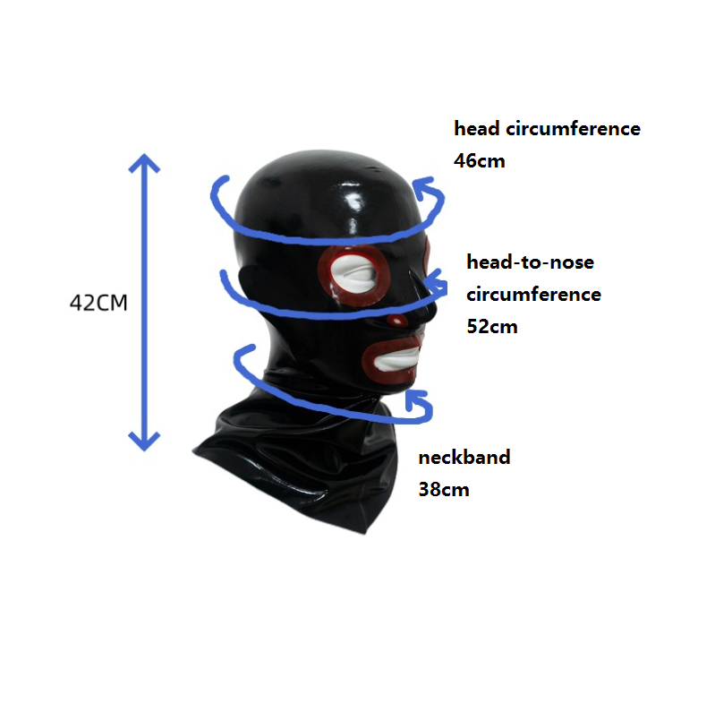 Latex Men's Headgear 3