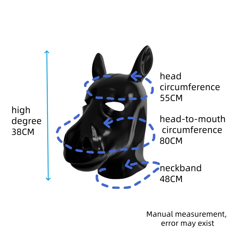 Latex Horse Headgear