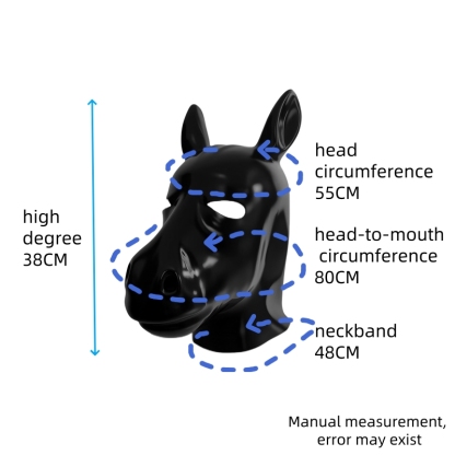 Latex Horse Headgear