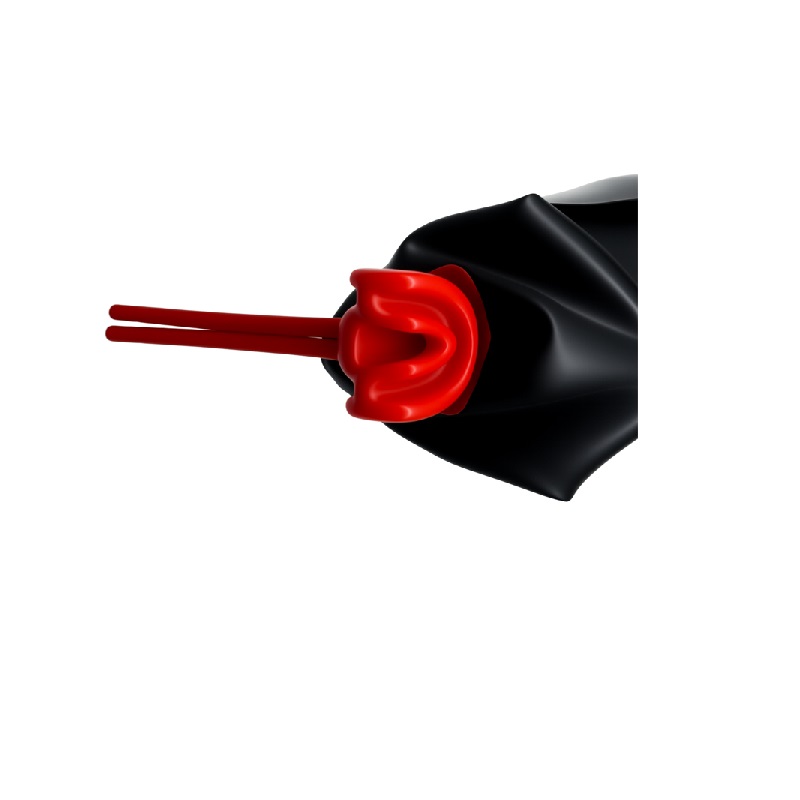 Latex Men's Headgear With Braces And Nasal Tubes