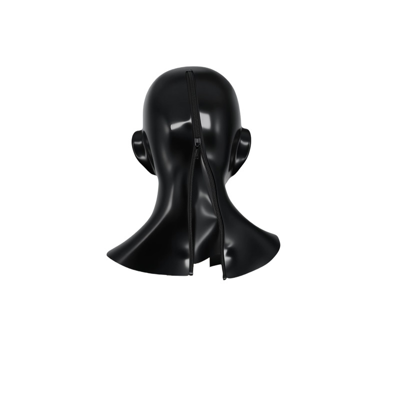 Latex Women's Headgear With Braces And Nasal Tubes