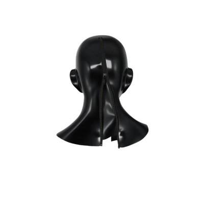 Latex Women's Headgear With Braces And Nasal Tubes