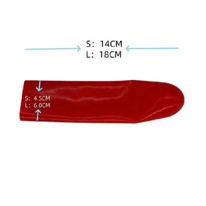 2D Latex Headgear With Penis