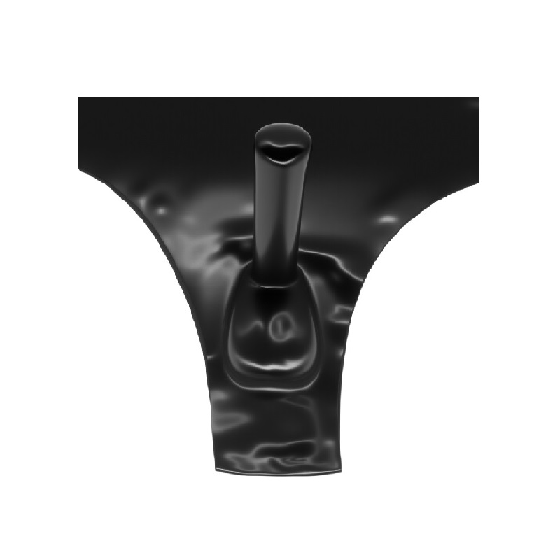 Latex Underwear With Penis/Penis Sleeve (NO.017)