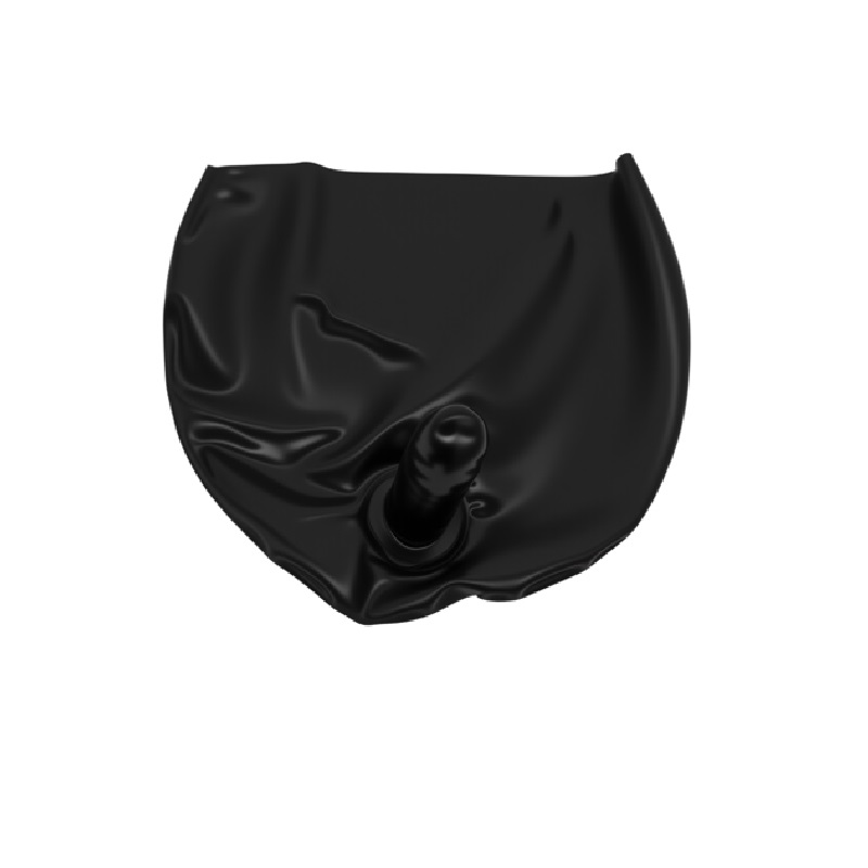Latex Underwear With Penis/Penis Sleeve (NO.057)