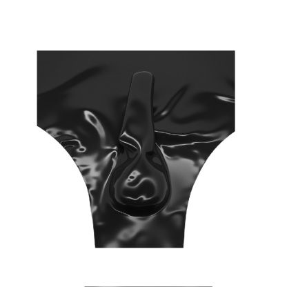 Latex Underwear With Penis/Penis Sleeve (NO. 116)