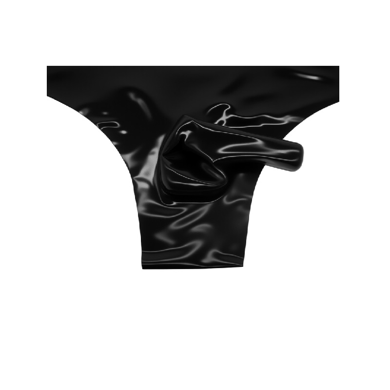 Latex Underwear With Penis/Penis Sleeve (NO. 116)