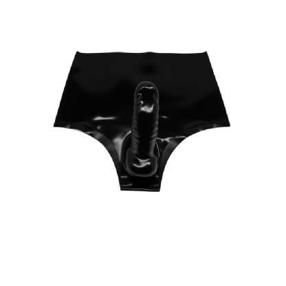 Latex Underwear With Penis/Penis Sleeve (NO. 084)
