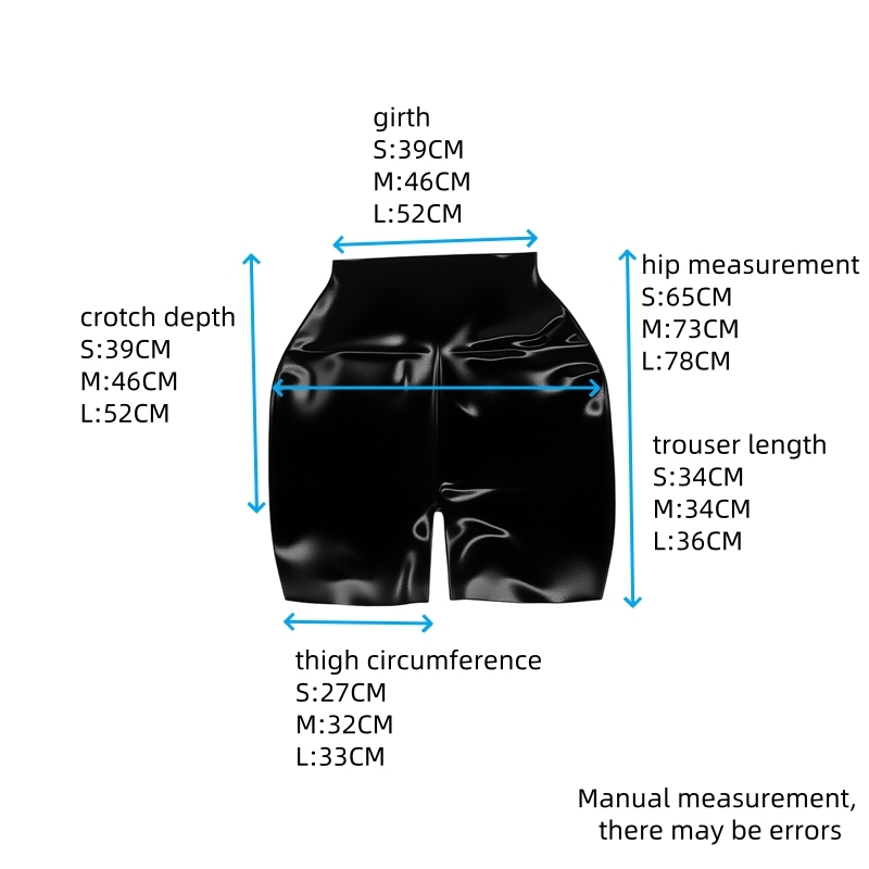 Latex Women's Short Pants (NO.9669)