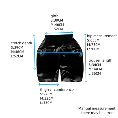 Latex Women's Short Pants (NO.9669)