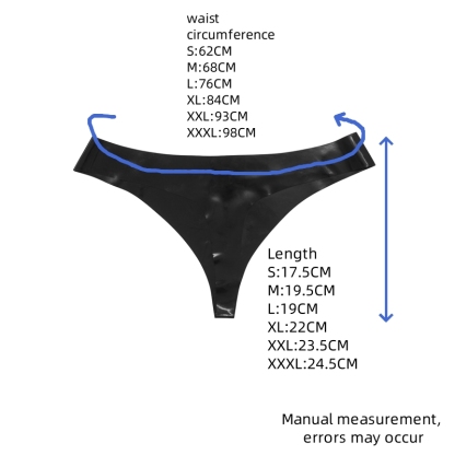 Latex Women's Underpants (NO.076)