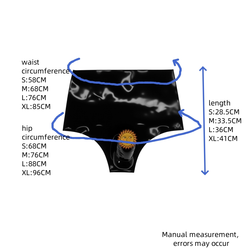Latex Underpants With Penis/Penis Sleeve (NO. 084)