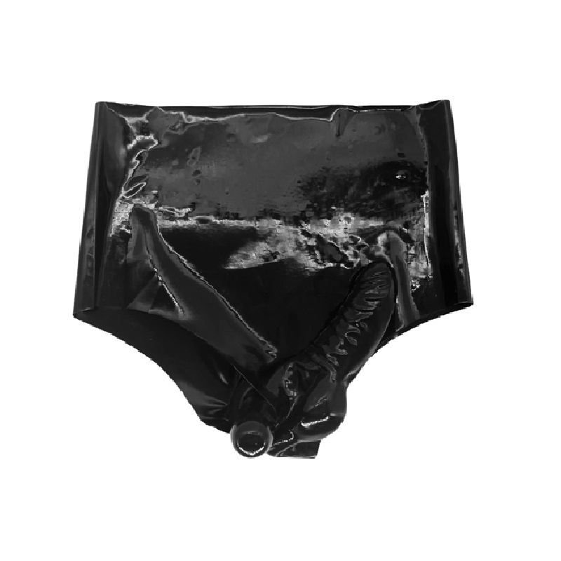 Latex Underwear With Penis/Penis Sleeve (NO. 085)