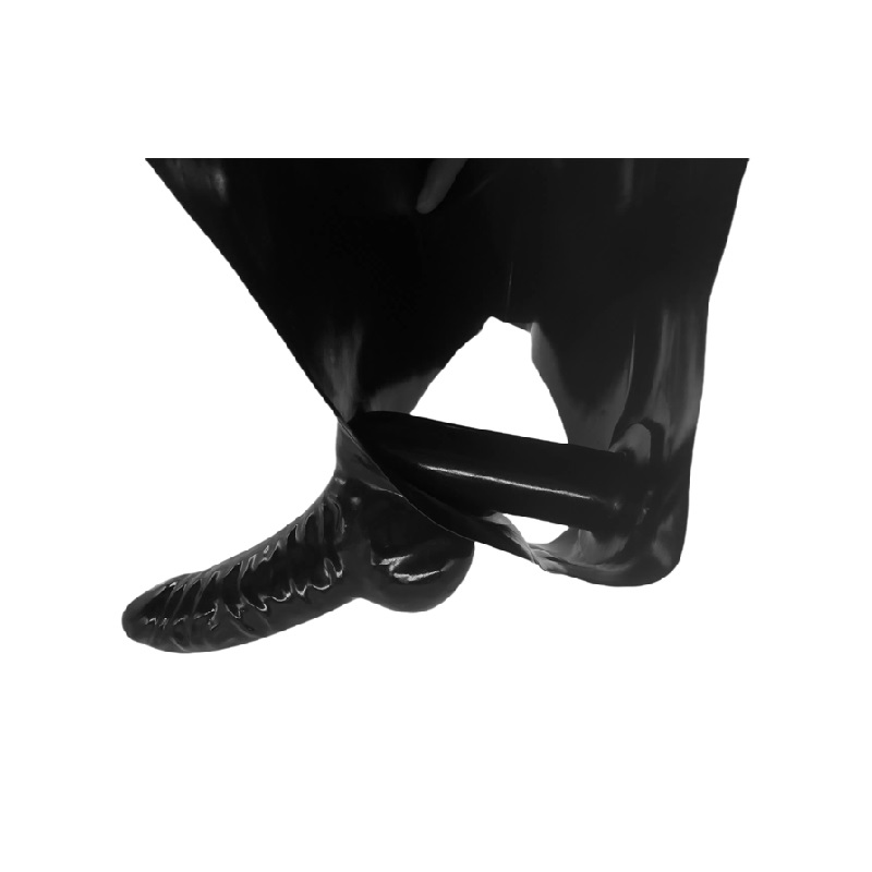 Latex Underwear With Penis/Penis Sleeve (NO. 085)