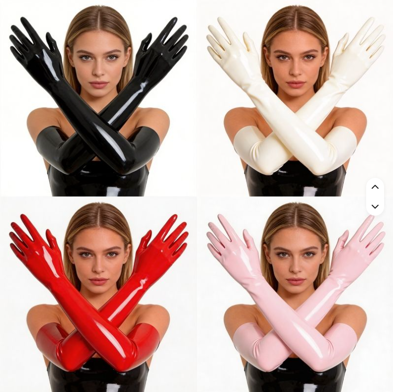 3D Latex Long Gloves ( PL40-6002 )