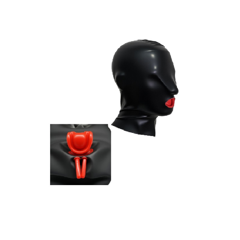 2D Latex Headgear With Braces And Nasal Tube