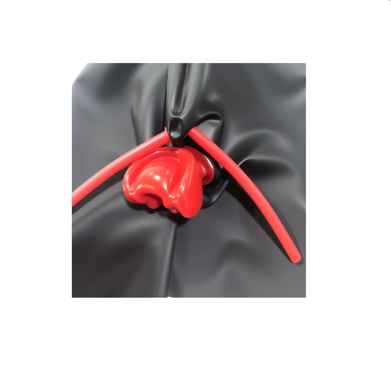 2D Latex Headgear With Braces And Nasal Tube