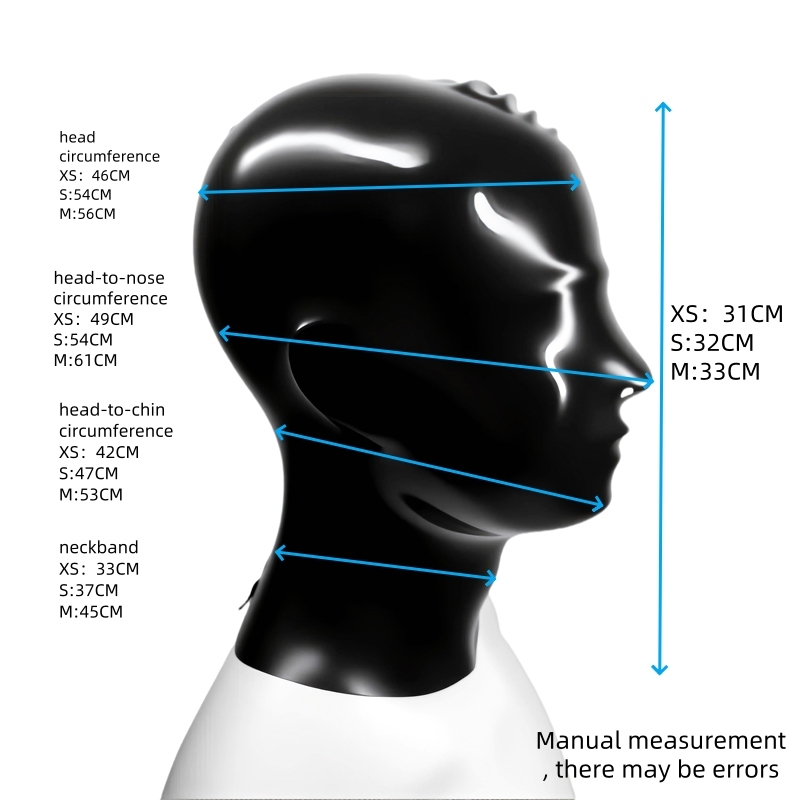 2D Latex Headgear With Penis