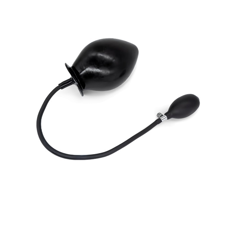 Latex Inflatable Anal Plug ( NO. 318,  Hollow, 8cm )