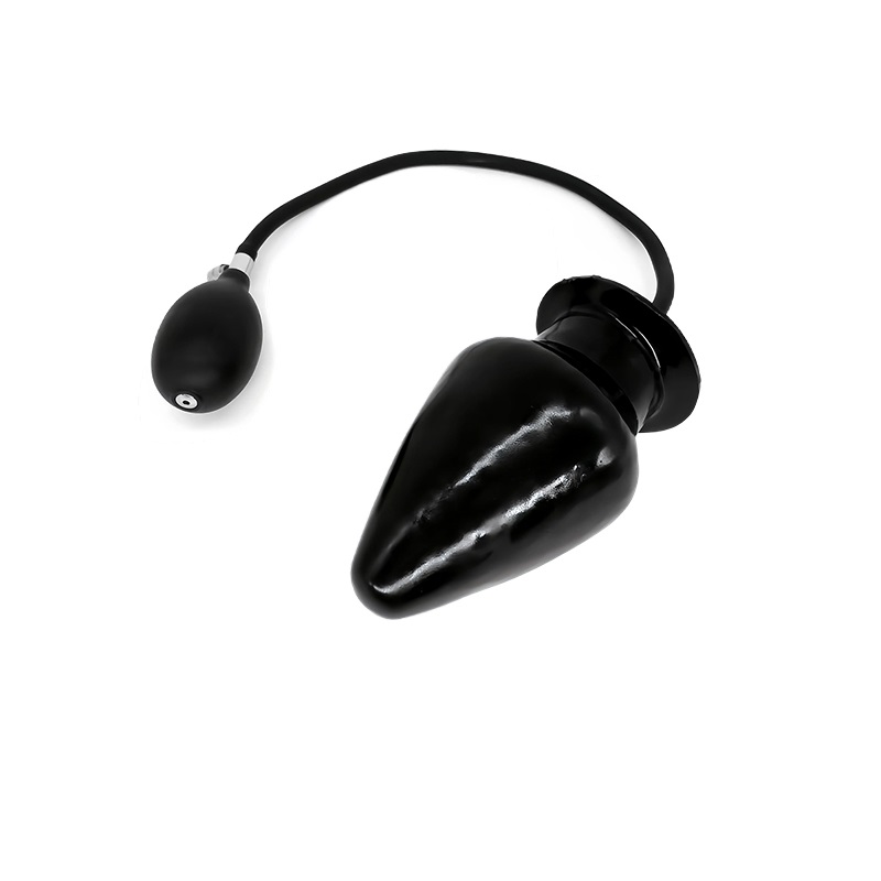 Latex Inflatable Anal Plug ( NO. 318,  Hollow, 8cm )