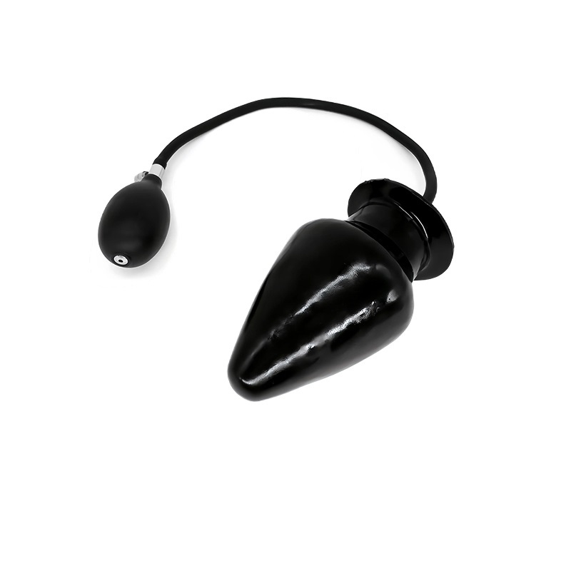 Latex Inflatable Anal Plug ( NO. 318,  Hollow, 8cm )