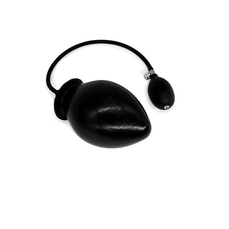 Latex Inflatable Anal Plug ( NO. 319, Solid, 8cm )