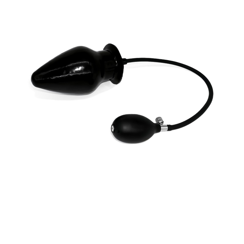 Latex Inflatable Anal Plug ( NO. 319, Solid, 8cm )