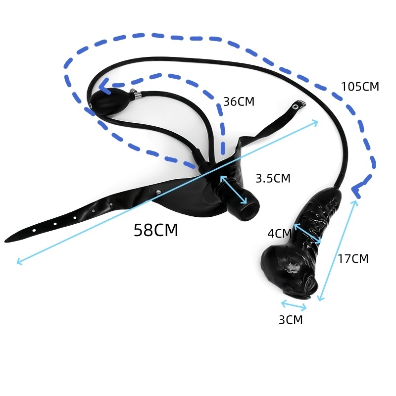 Latex Inflatable Mouth Plug ( NO. 321 )