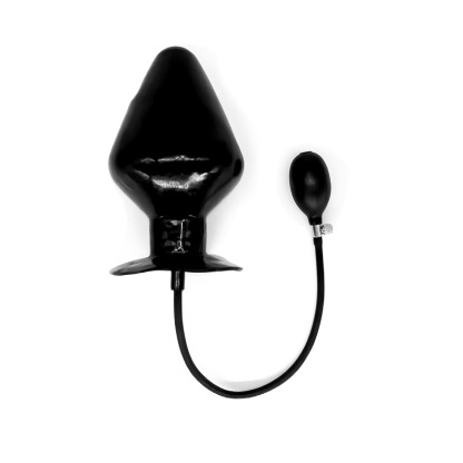 Latex Inflatable Anal Plug ( NO. 323, Solid )