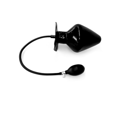 Latex Inflatable Anal Plug ( NO. 323, Solid )