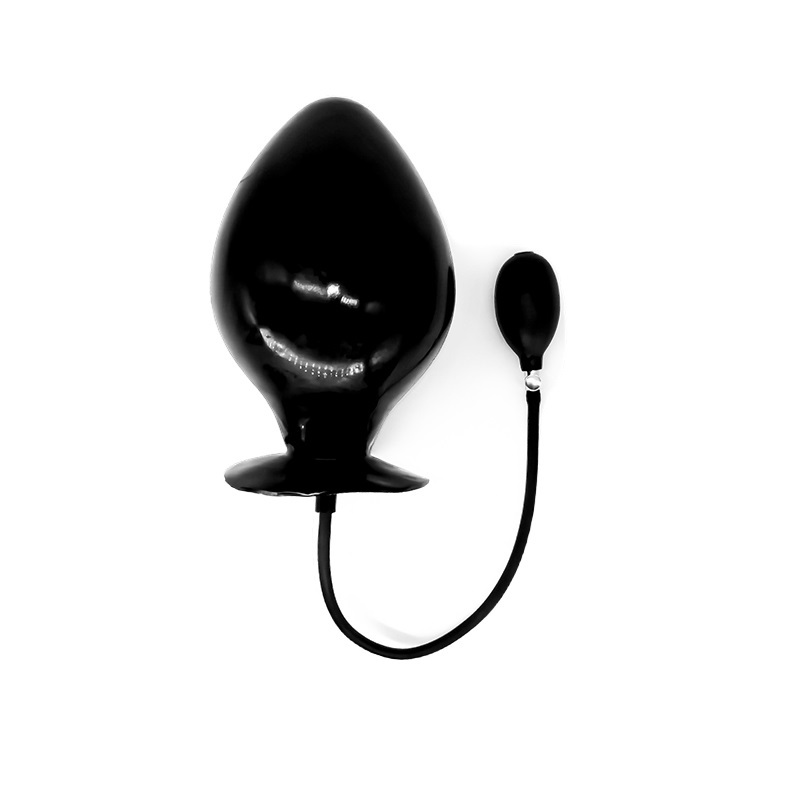 Latex Inflatable Anal Plug ( NO. 323, Solid )
