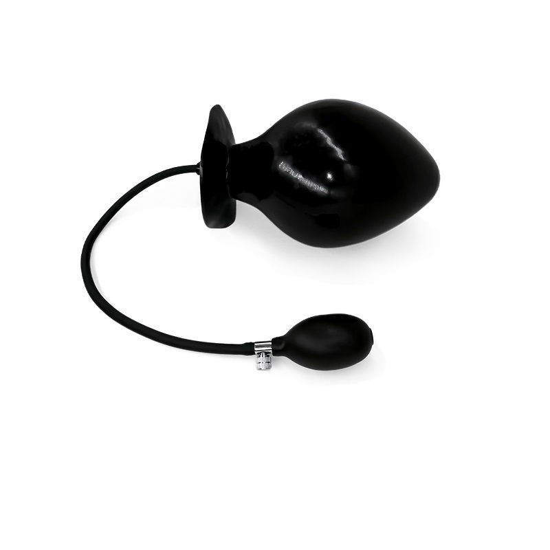 Latex Inflatable Anal Plug ( NO. 323, Solid )