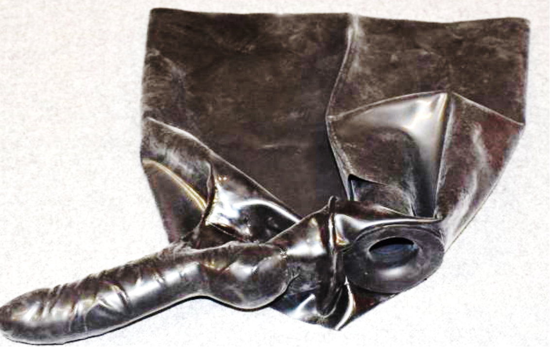 Latex Underpants With Penis Sleeve And Ana Plug-0.8mm ( PL127-352 )