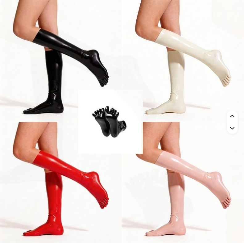 Latex Socks With Toes