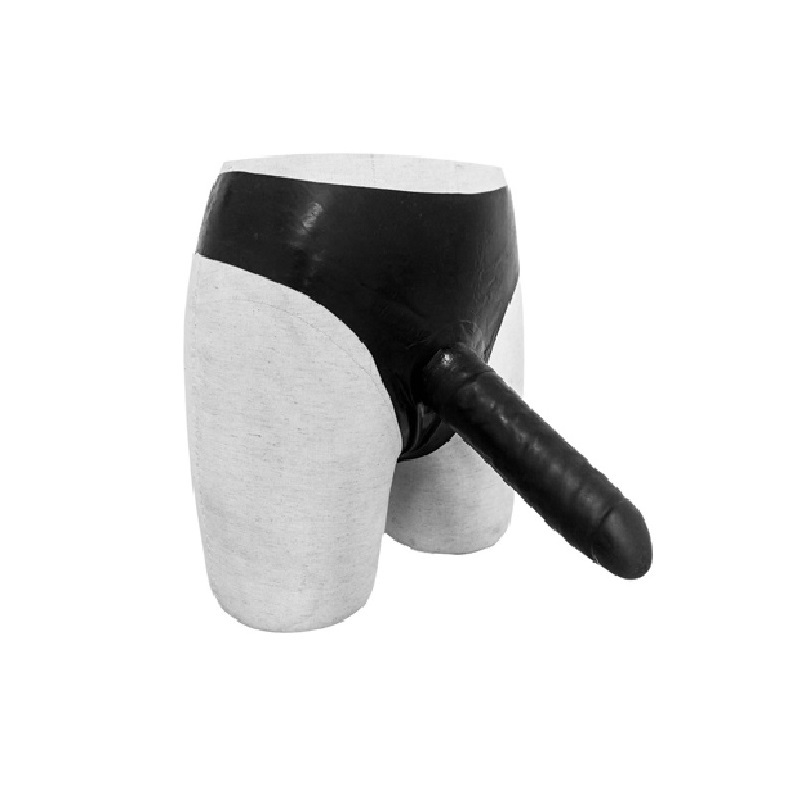 Latex Underwear With Penis/Penis Sleeve (NO. 9689)