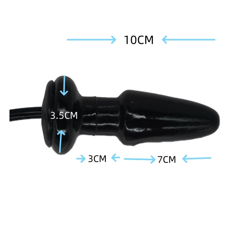 Latex Inflatable Anal Plug ( NO. 7196, Small Size )