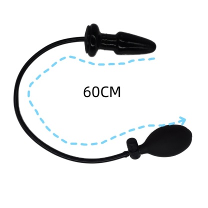 Latex Inflatable Anal Plug ( NO. 7196, Small Size )